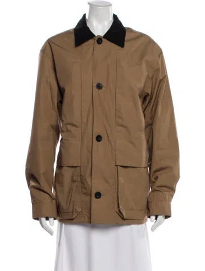 Pre-owned Carhartt Coat In Neutral