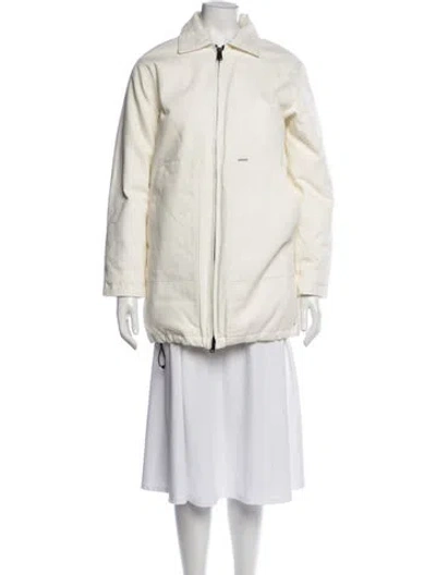 Pre-owned Carhartt Coat In Neutrals