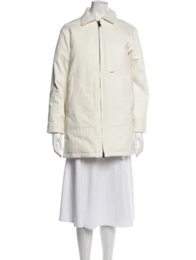 Pre-owned Carhartt Coat In Neutrals