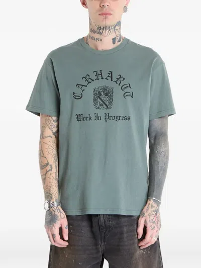 Carhartt Coat Of Arms T-shirt In Green