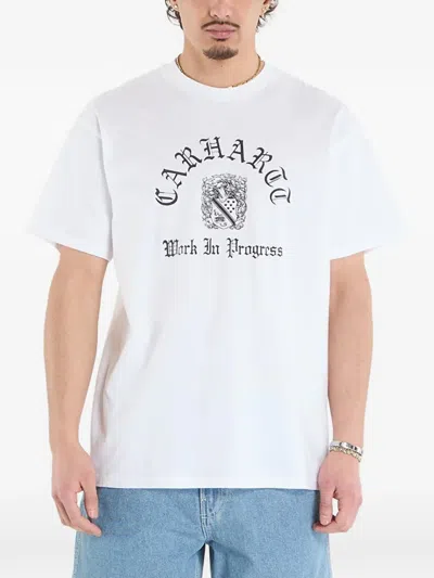 Carhartt Coat Of Arms T-shirt In White