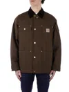 Carhartt Brown Michigan Jacket In Liberica Marrone