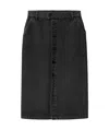 Carhartt Colby Denim Skirt In Black