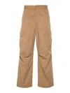 Carhartt Cole Cargo Pant In Beige Cotton In Gris