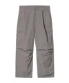 Carhartt Cargo Straight-leg Trousers In Gray