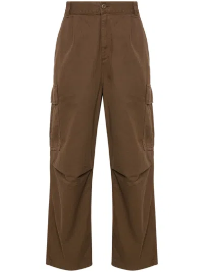 Carhartt Belt-loop Casual Pants In Brown
