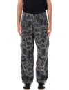 Carhartt Cole Cargo Organic Cotton Pants In Camo Duck Grey