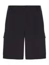 Carhartt Wip Embroidered Cotton Toland Short In Black