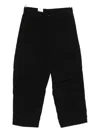 Carhartt Straight Leg Cargo Trousers With Multiple Pockets In Black