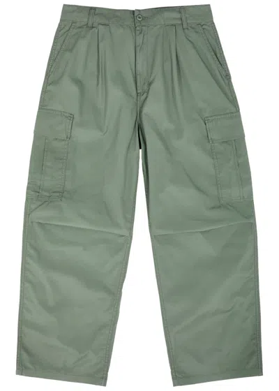 Carhartt Cole Cotton Cargo Trousers In Green