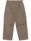 Carhartt Cole Straight-leg Cotton-twill Cargo Trousers In Brown