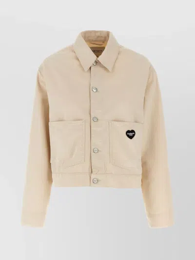 CARHARTT COLLARED LONG SLEEVES JACKET WITH FRONT POCKETS