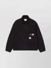 Carhartt Work In Progress Og Arcan Graphic Organic Cotton Canvas Jacket In Black