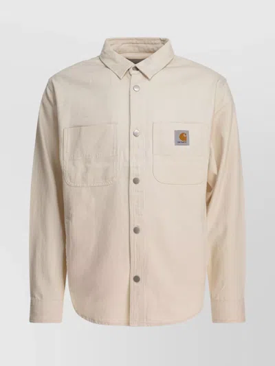 Carhartt Off-white Derby Jacket In Natural
