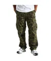 Carhartt Cargo Trousers In Cotton With Duck Print In Black