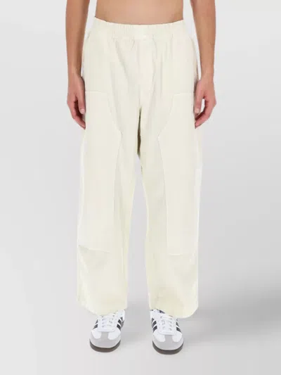 Carhartt Comfortable Trousers Elastic Waistband In White