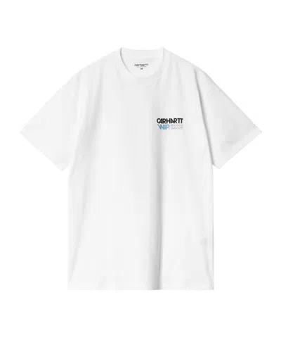 Carhartt Contact Sheet Logo-print T-shirt In White