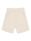 Carhartt Dearborn Canvas Single-knee Shorts In Wax