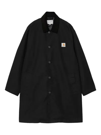 Carhartt Corduroy-collar Jacket In Black