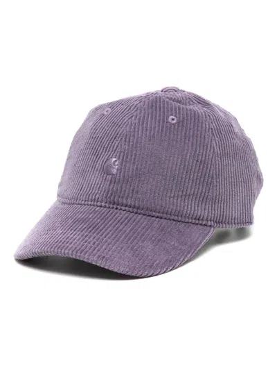 Carhartt Corduroy Cotton Baseball Cap In Purple
