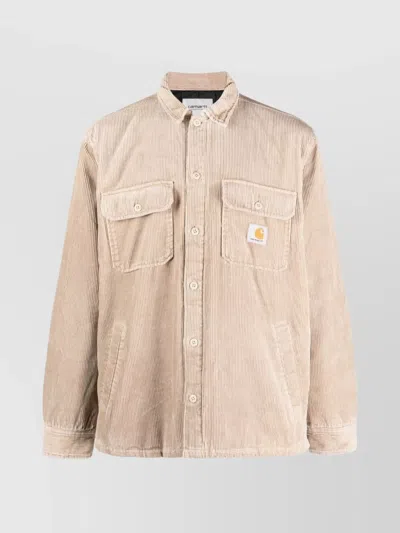 CARHARTT CORDUROY SHIRT JACKET STRAIGHT HEM