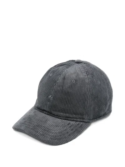 Carhartt Corduroy-texture Cap In Gray