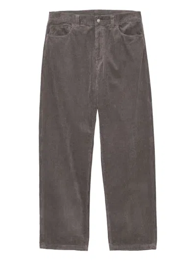 Carhartt Corduroy Trousers In Gray