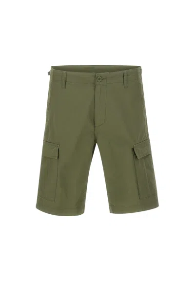 Carhartt Cotton Aviation Shorts In Dollar Green