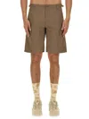 Carhartt Bermuda Shorts In Cotton In Brown