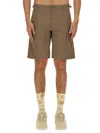 Carhartt Bermuda Shorts In Cotton In Brown