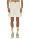 Carhartt Bermuda Shorts In Cotton In White