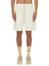 Carhartt Bermuda Shorts In Cotton In White