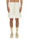 Carhartt Bermuda Shorts In Cotton In White