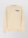 Carhartt Mens Natural Helix Graphic-print Knitted Sweater In White
