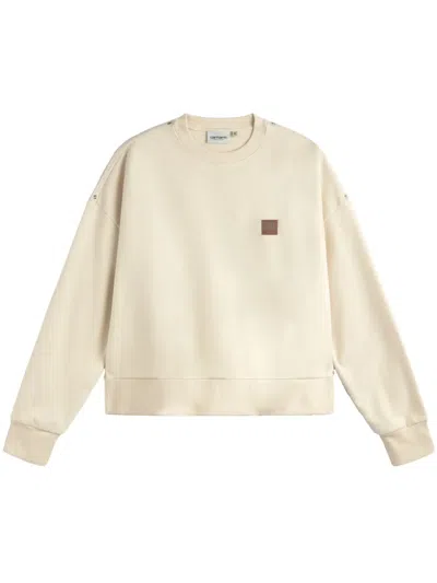 Carhartt Cotton-blend Sweatshirt In Neutrals