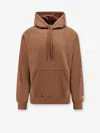 Carhartt Cotton Blend Sweatshirt With Logo Embroidery In Brown