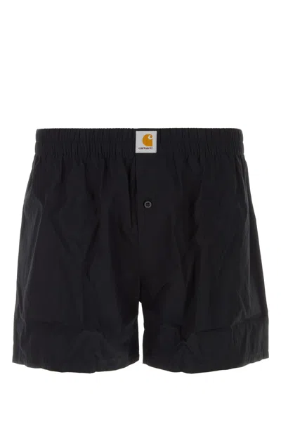 Carhartt Black Cotton Woven Boxers