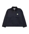 Carhartt Cotton Canvas Jacket In Blue