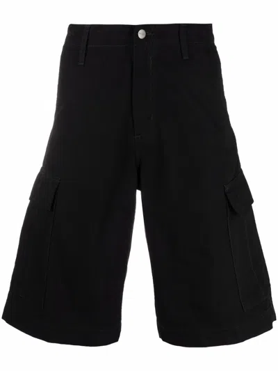 Carhartt Cotton Cargo Shorts In Black