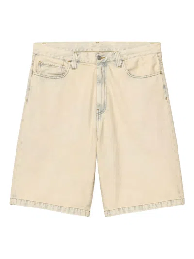 Carhartt Landon Short In Denim Sabbia Uomo In Brown