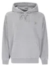 Carhartt Cotton Hooded Sweatshirt With Kangaroo Pocket And Ribbed Details In Multi