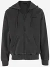 Carhartt Cotton Hoodie With Logo In Black