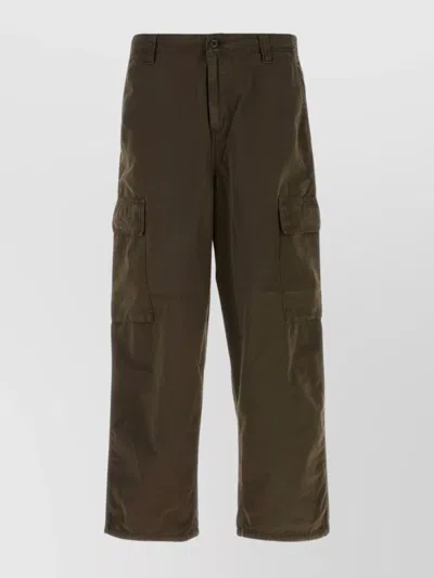 Carhartt Wip Brown Cotton Kade Cargo Pant In Animal Print