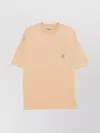 Carhartt Cotton Logo T-shirt With Chest Pocket In Neutral