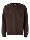 Carhartt Cotton Long-sleeve Sweatshirt In Brown