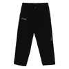 Carhartt Black Canvas Og Single Knee Graphic Trousers In Black
