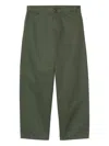 Carhartt Cotton Pants In Green
