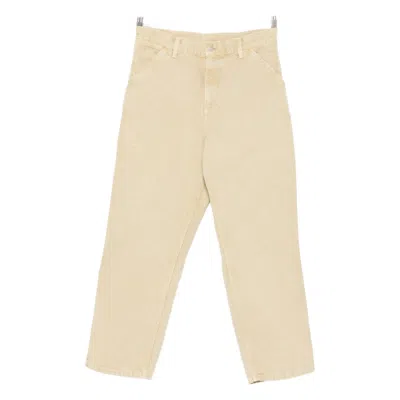 Carhartt Cotton Pants In Metallic