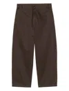 Carhartt Cotton Pants In Brown