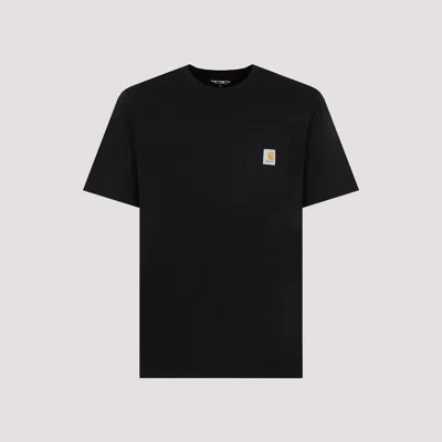 Carhartt Loose Fit Heavyweight Short Sleeve Pocket T-shirt In Black